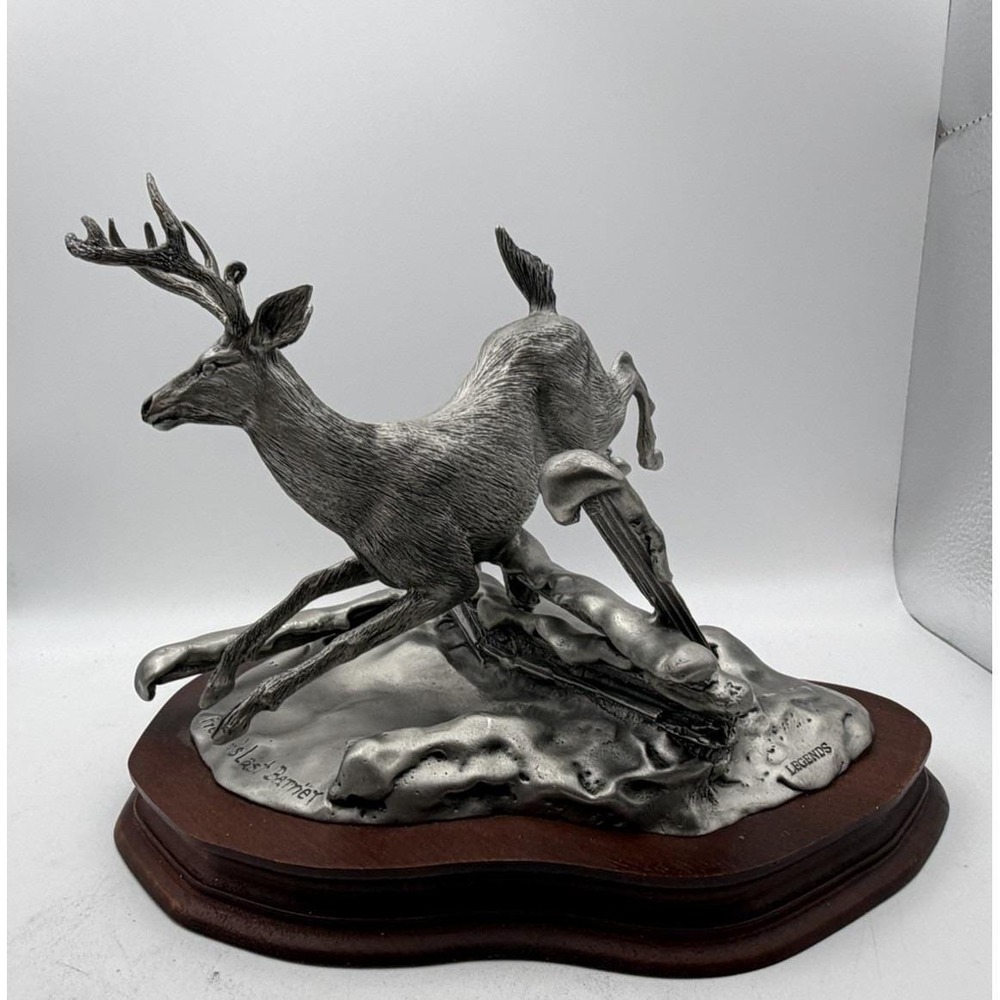 Legends Freedom's Last Barrier Deer Buck Fine Pewter D.D. Edwards 173/2500